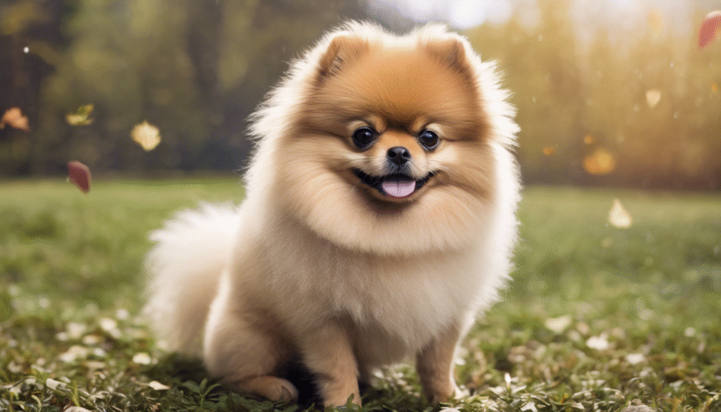 pregnant Pomeranian dog